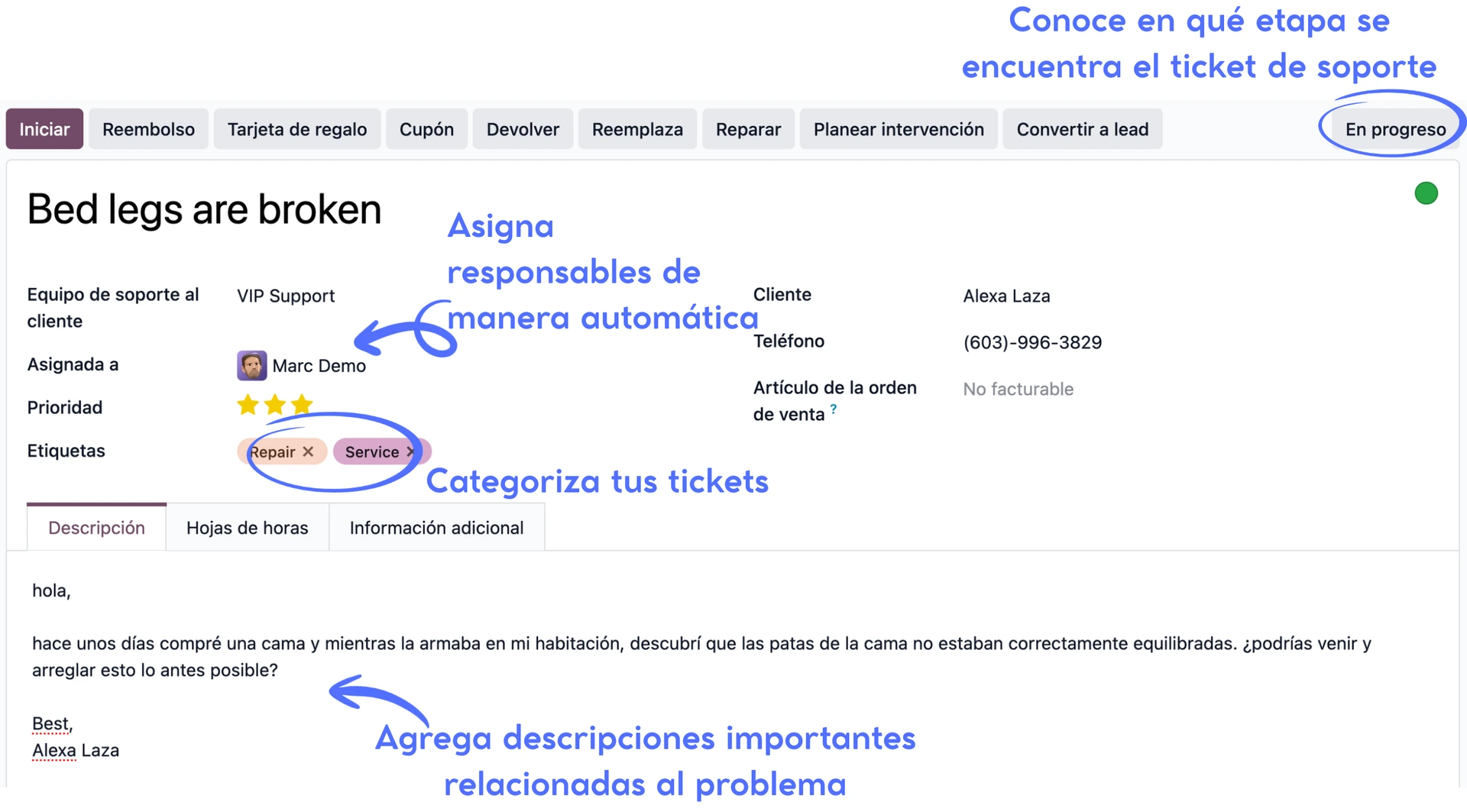 Asignación y seguimiento sijap