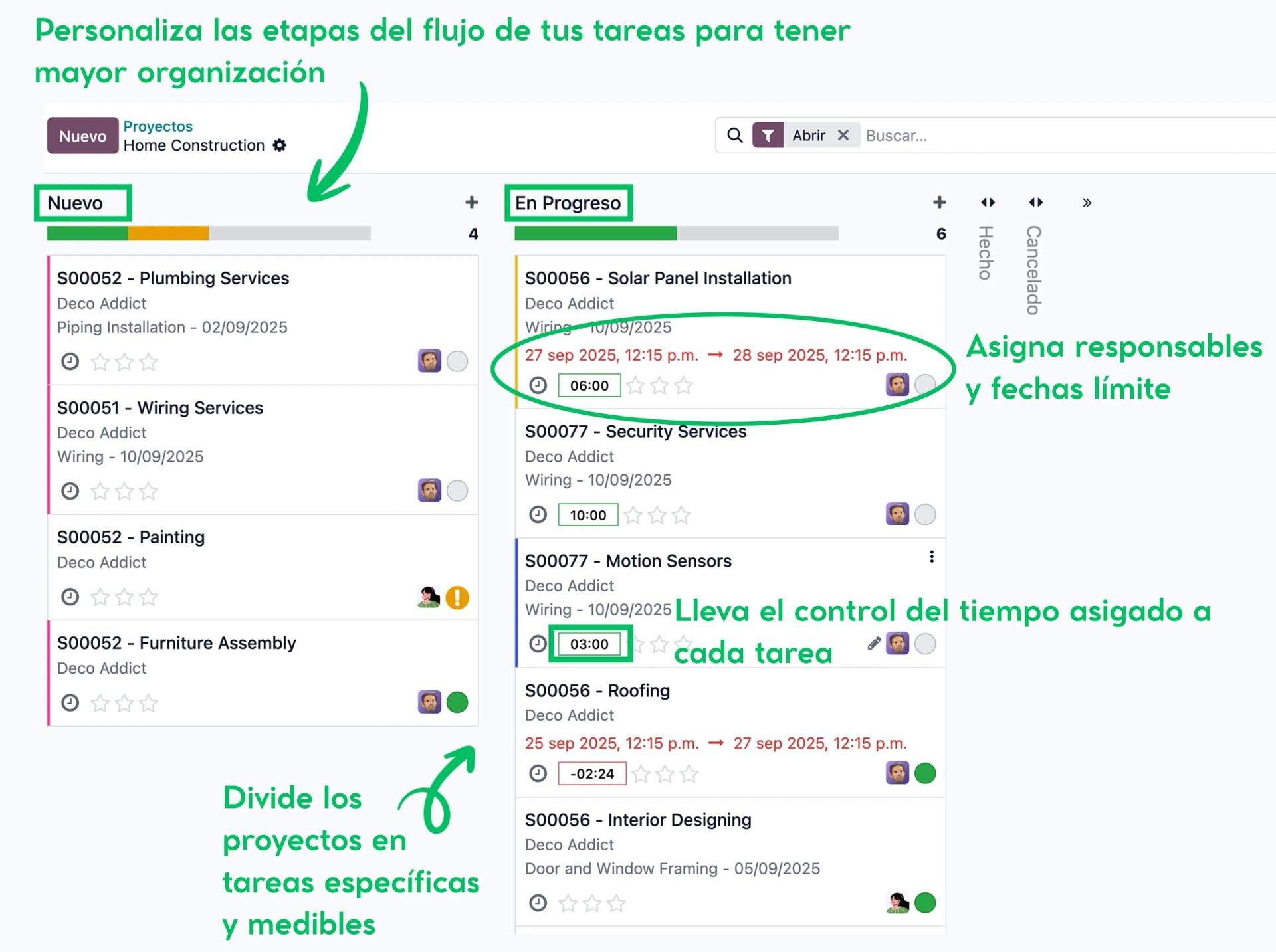 Gestión de tareas sijap