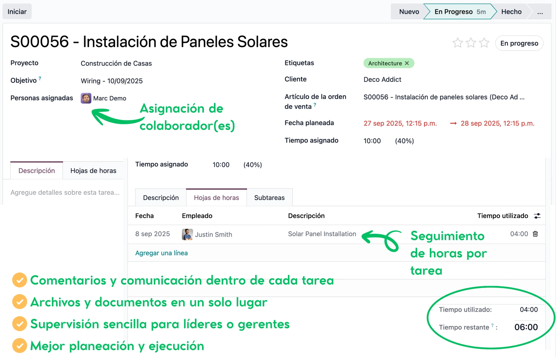 Seguimiento del avance sijap