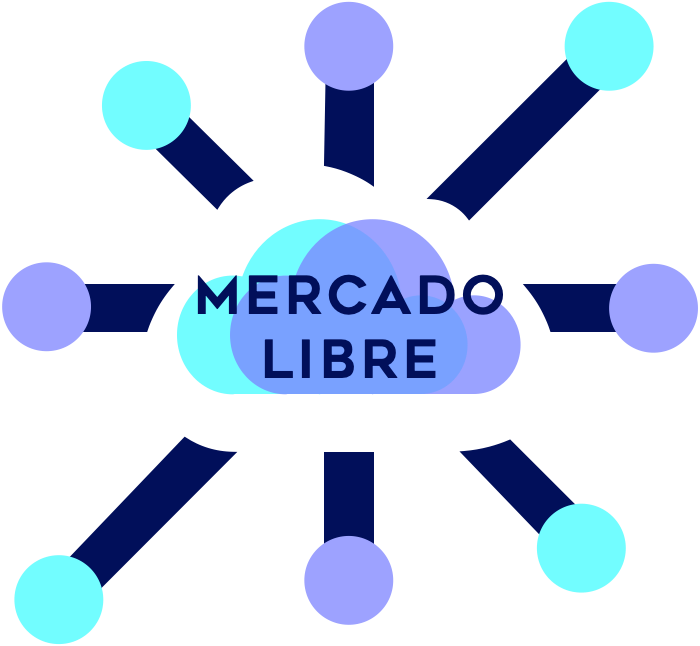 ícono administrador html mercado libre sijap nubes con puntos conectados