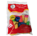 Dedal Hércules de hule no. 12 colores surtidos bolsa con 20 piezas	