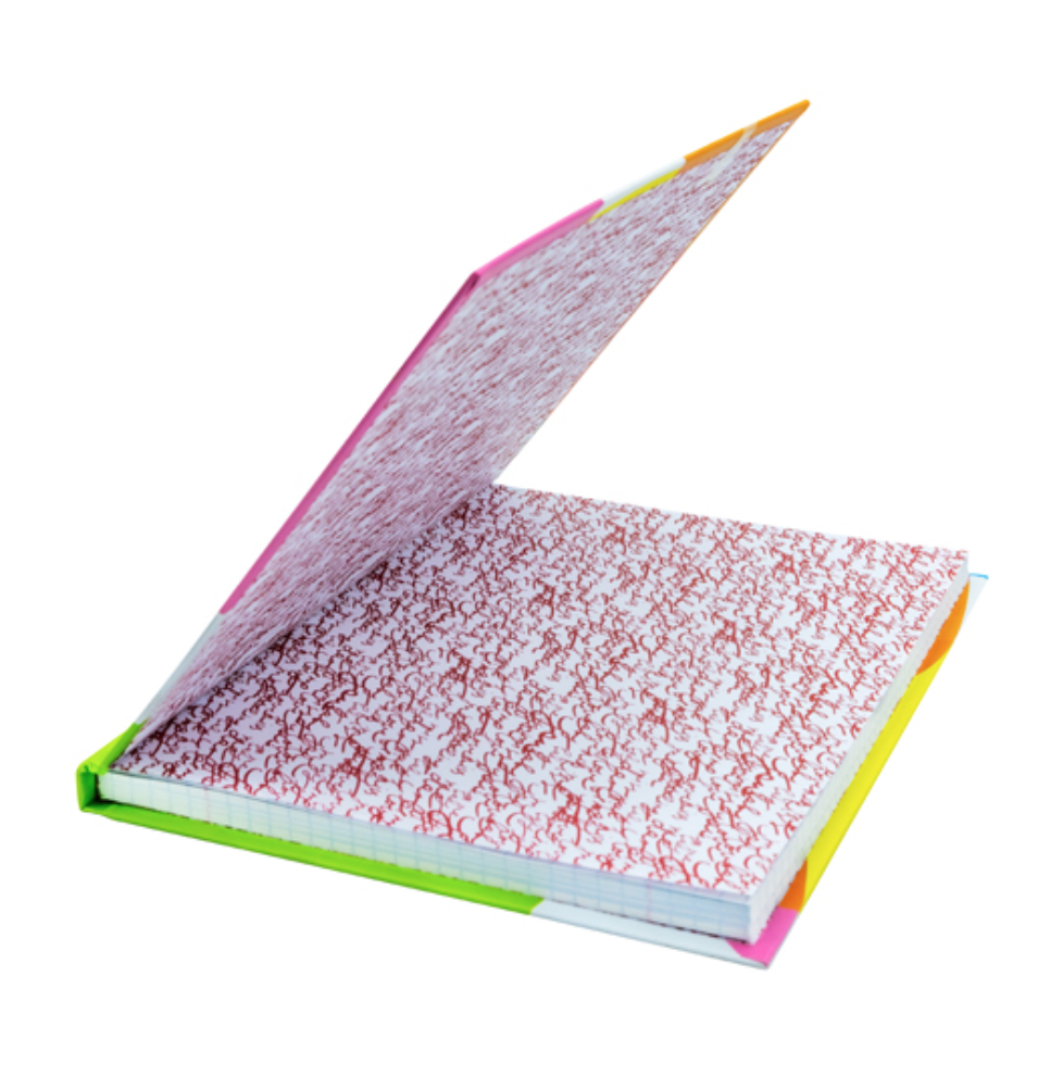 Libreta 1/4 pasta dura forma francesa Estrella cuadro chico 5 mm 96 hojas