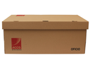 Caja de archivo oficio ACCO hecha de cartón corrugado kraft	