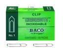 Clip estándar no. 1 ACCO capacidad hasta25 hojas	