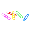 Clip estándar de colores ACCO capacidad hasta 20 hojas	