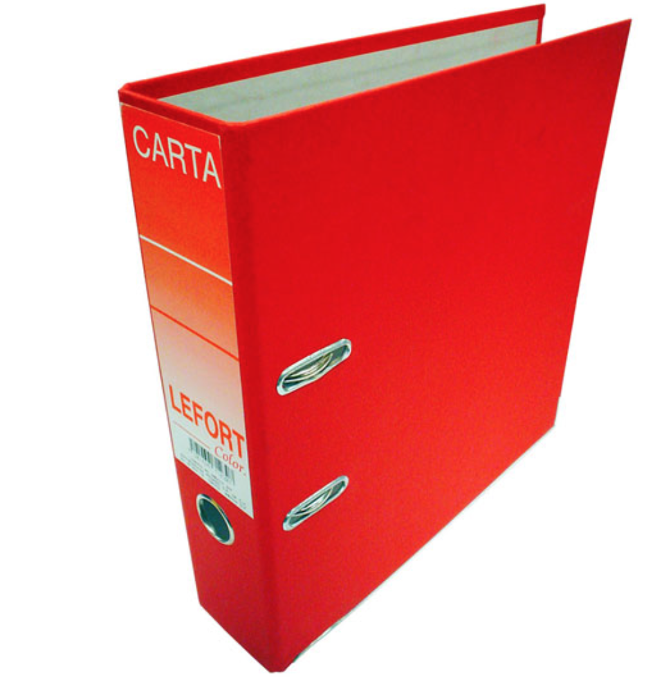 Registrador Lefort carta color rojo