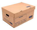 Caja de archivo de cartón Fortec oficio con tapa incluida