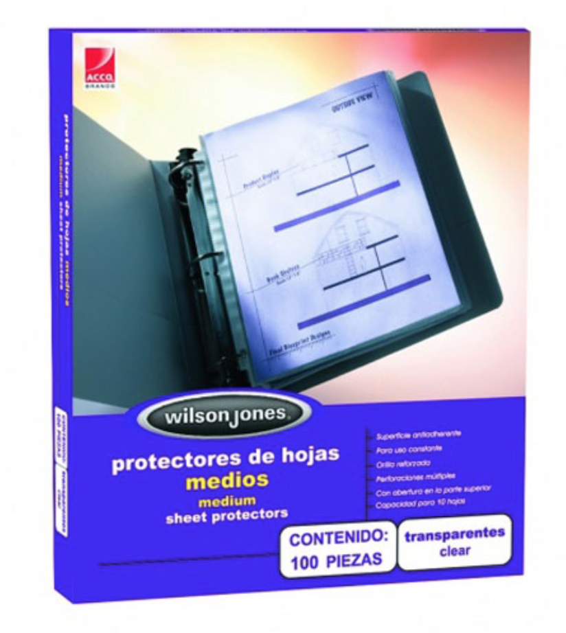 Protector de hojas medio ACCO antirreflejante, tamaño carta	