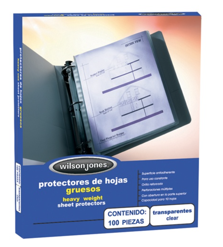 Protector de hojas grueso ACCO antirreflejante, tamaño carta