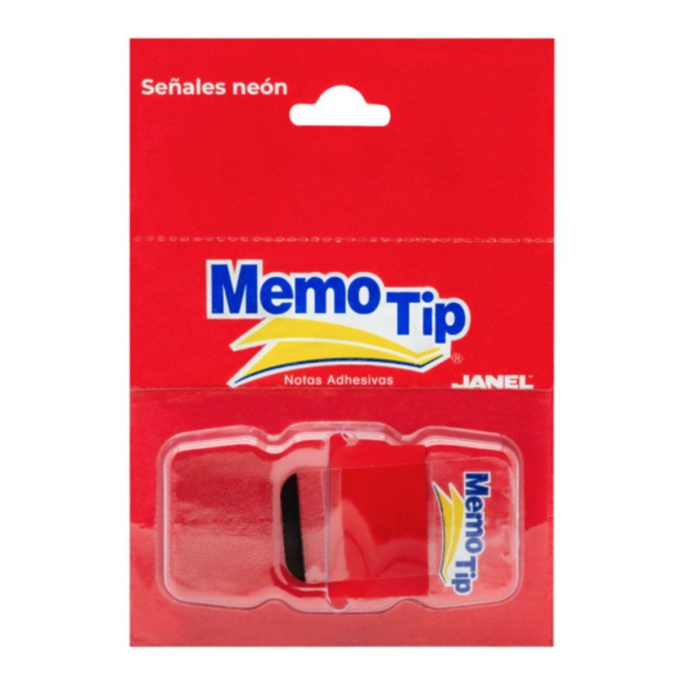 Banderitas JANEL con despachador rojo con 50 señales plásticas	
