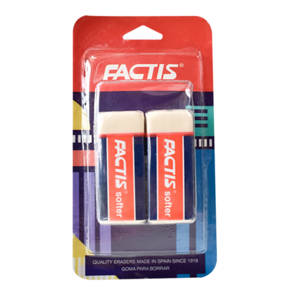 Goma Factis S20 con faja de cartón blíster 2 piezas	