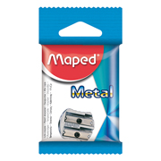 Sacapuntas metal Maped 2 orificios metálico	