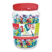 Sacapuntas vivo Maped 1 orificio 150 piezas colores surtidos	