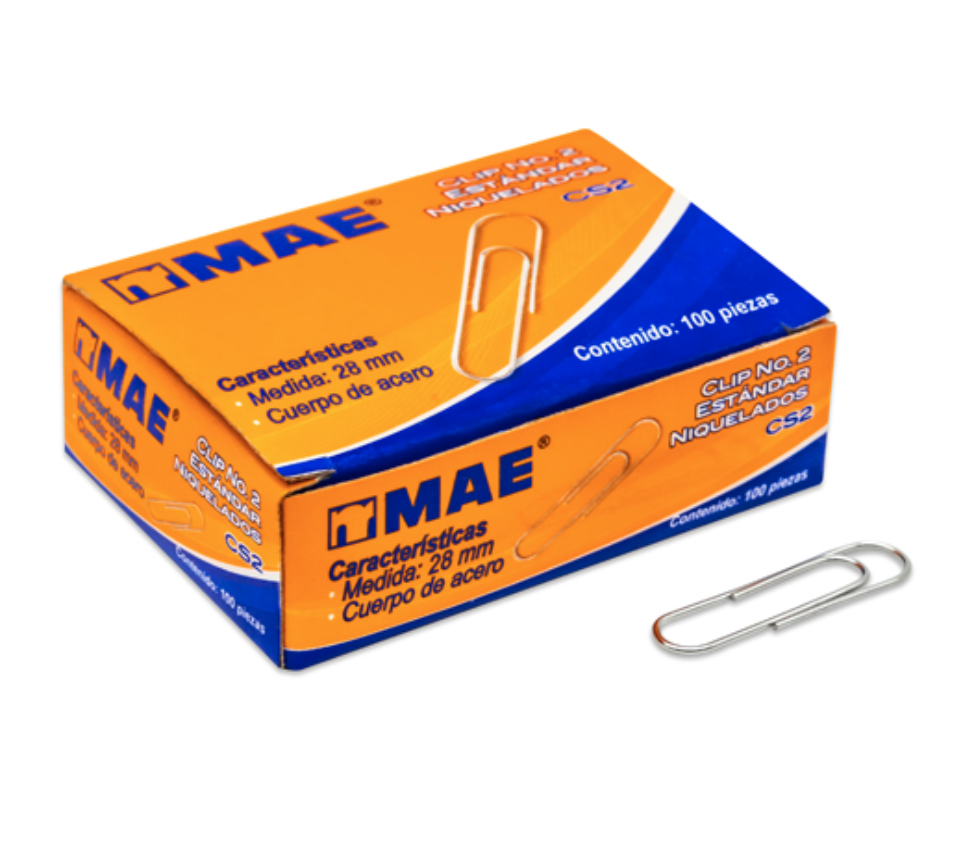 Clip estándar no.2 mae .	