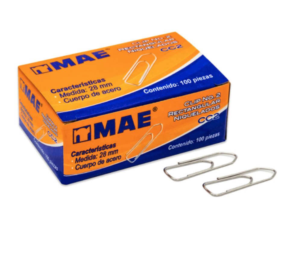 Clip rectangular no. 2 mae