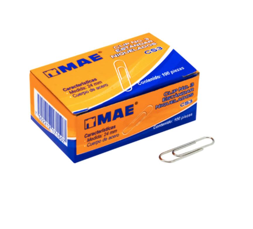 Clip estándar no.3 mae