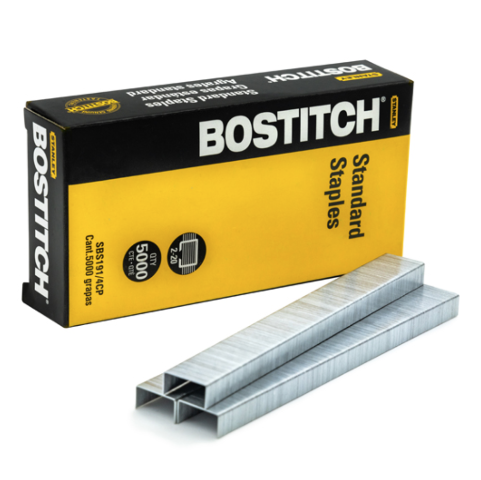 Grapas standard 1/4 caja con 5000 grapas