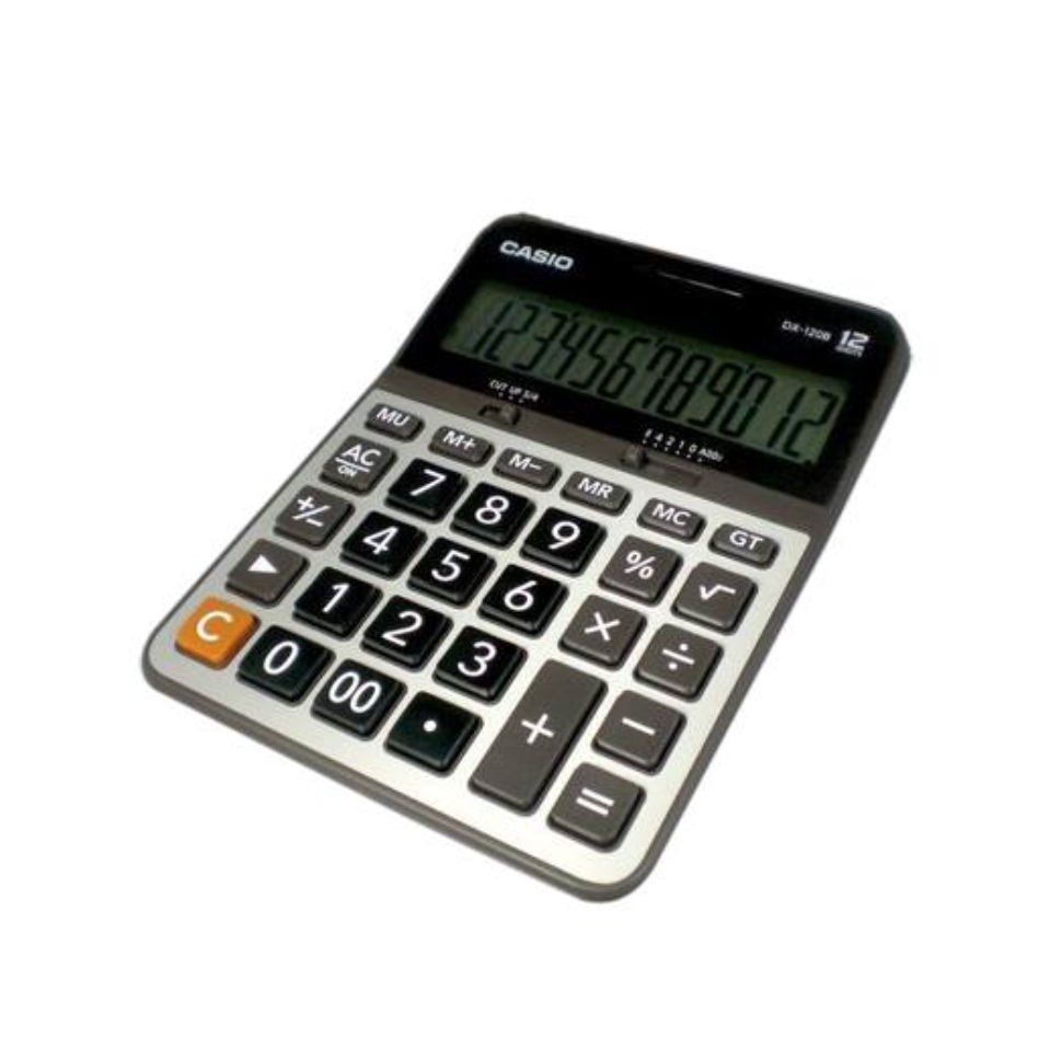 [CAS-CAL-DX120B] Calculadora de escritorio 12 dígitos CASIO pantalla de cristal líquido