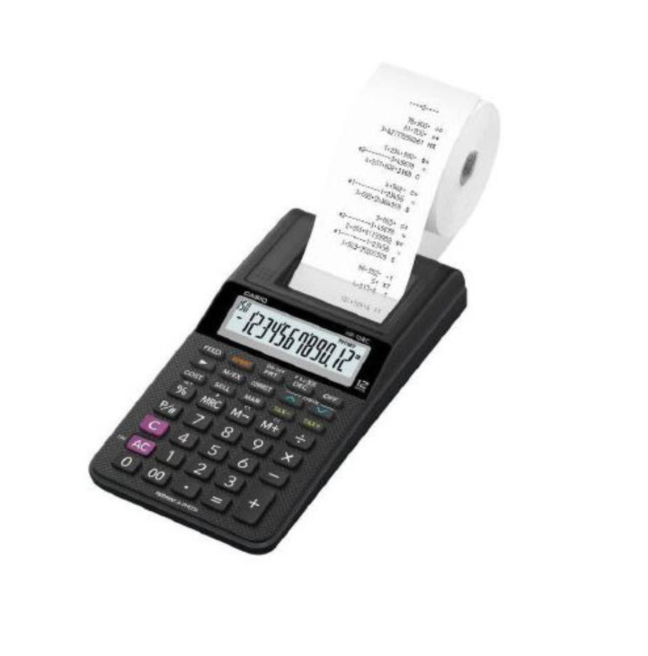 [CAS-CAL-HR10RC] Sumadora 12 dígitos CASIO 2.0 líneas por segundo