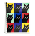 Cuaderno espiral forma francesa Estrella cuadro grande 7 mm 100 hojas	