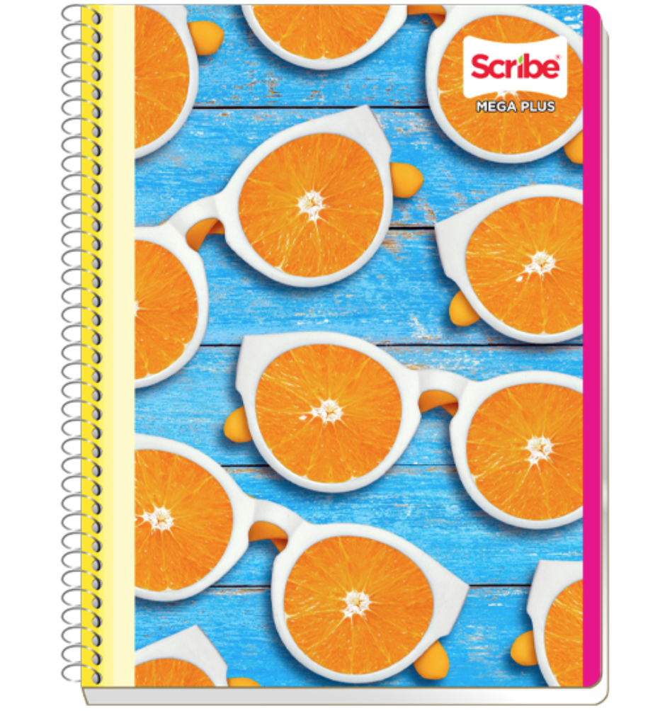 Cuaderno Scribe profesional mega plus con 100 hojas	