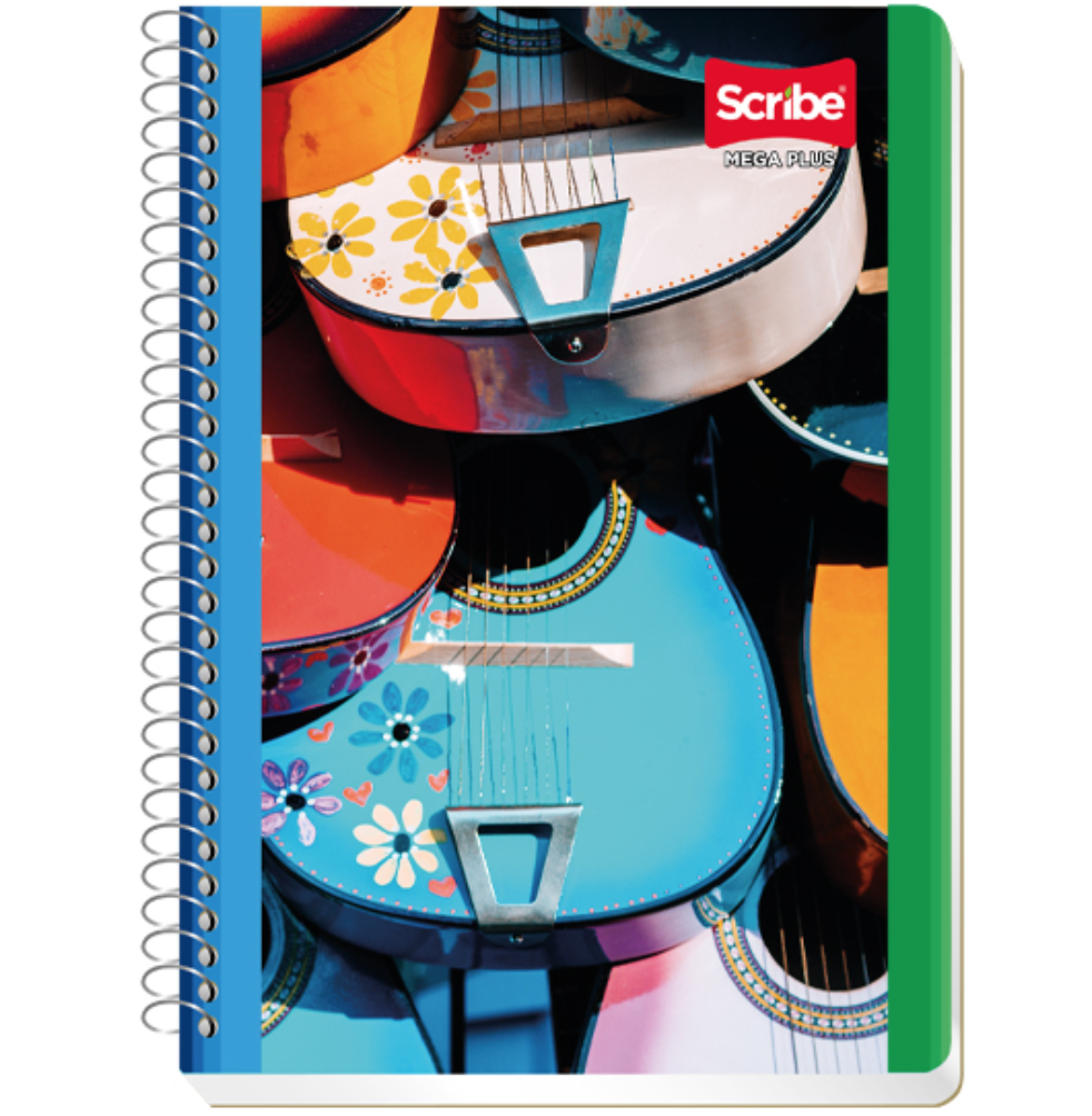 Cuaderno Scribe forma francesa mega plus cuadro chico (5 mm), con 100 hojas