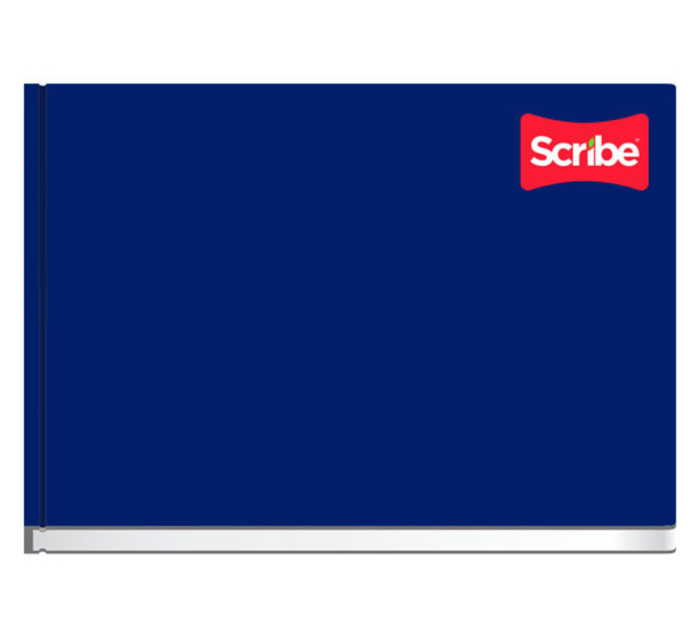 Cuaderno Scribe forma italiana clásico raya, con 96 hojas	