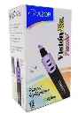 Resaltador de texto Vision Plus Pastel punta cincel 6 mm morado caja con 12 pzas