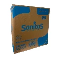 Toalla interdoblada Sanitas con 100 hjs,caja c/ 20 paq.