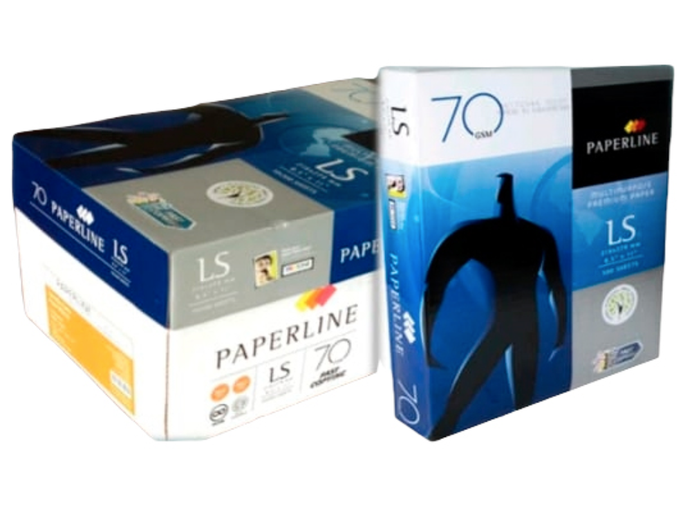 Papel bond Paperline carta blancura 97%70 gr