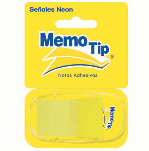 Banderitas JANEL con despachador amarillas con 50 señales plásticas	