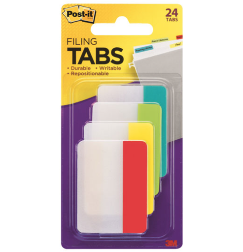 Banderitas rígidas Post-it 2x1.5 pulgadas 4 colores	